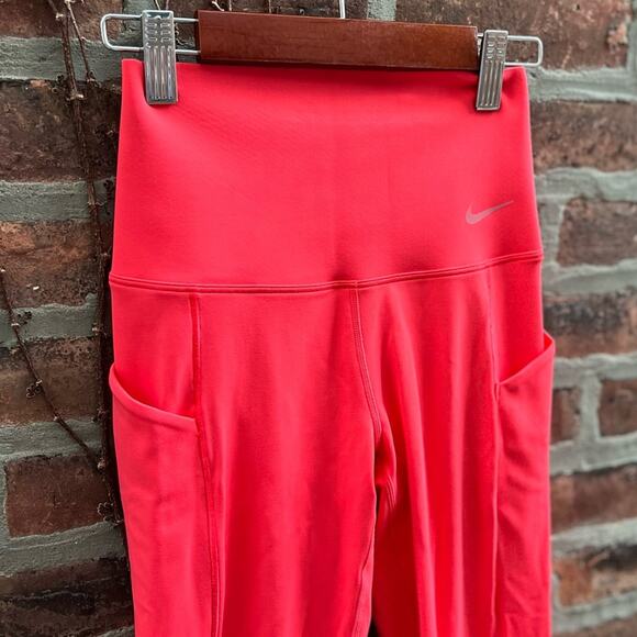 NEW Size XS Nike Universa Medium-Support High-Waisted 7/8 Leggings with Pockets - Picture 4 of 9